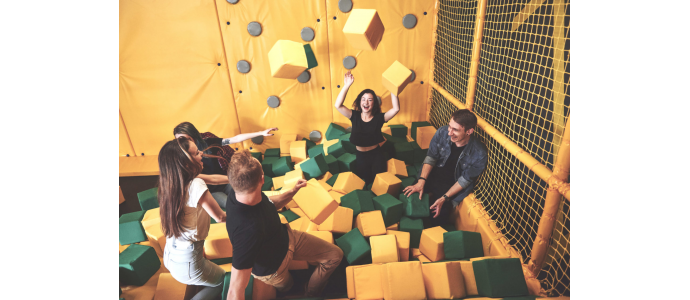 Team Building Trampoline